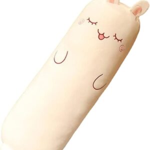 Long Plush Cute Body Pillows 27" Cuddle Stuffed Animal Shaped Bed Body Pillows Soft Cotton Plushies Doll Toy Gifts for Boys Girls Kids Adults (Bunny, 27 Inch)